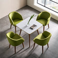 Essgruppe mit Tisch und St¨¹hlen, mit klarer Formgebung, Farbe: grau